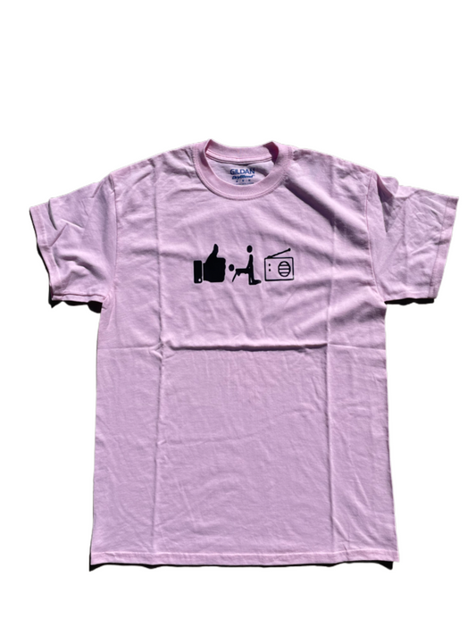 Goodfuckradio Sign Shirt - Pink